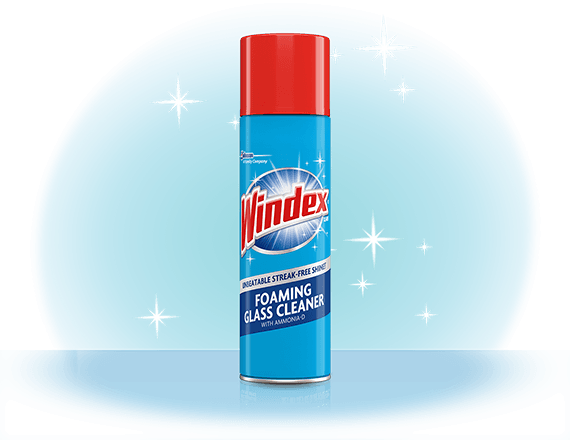 Foaming Glass Cleaner Windex Sc Johnson