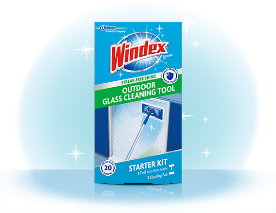 Outdoor All In One Starter Kit Windex, Windex Outdoor All-In-One Glass Cleaning Tool